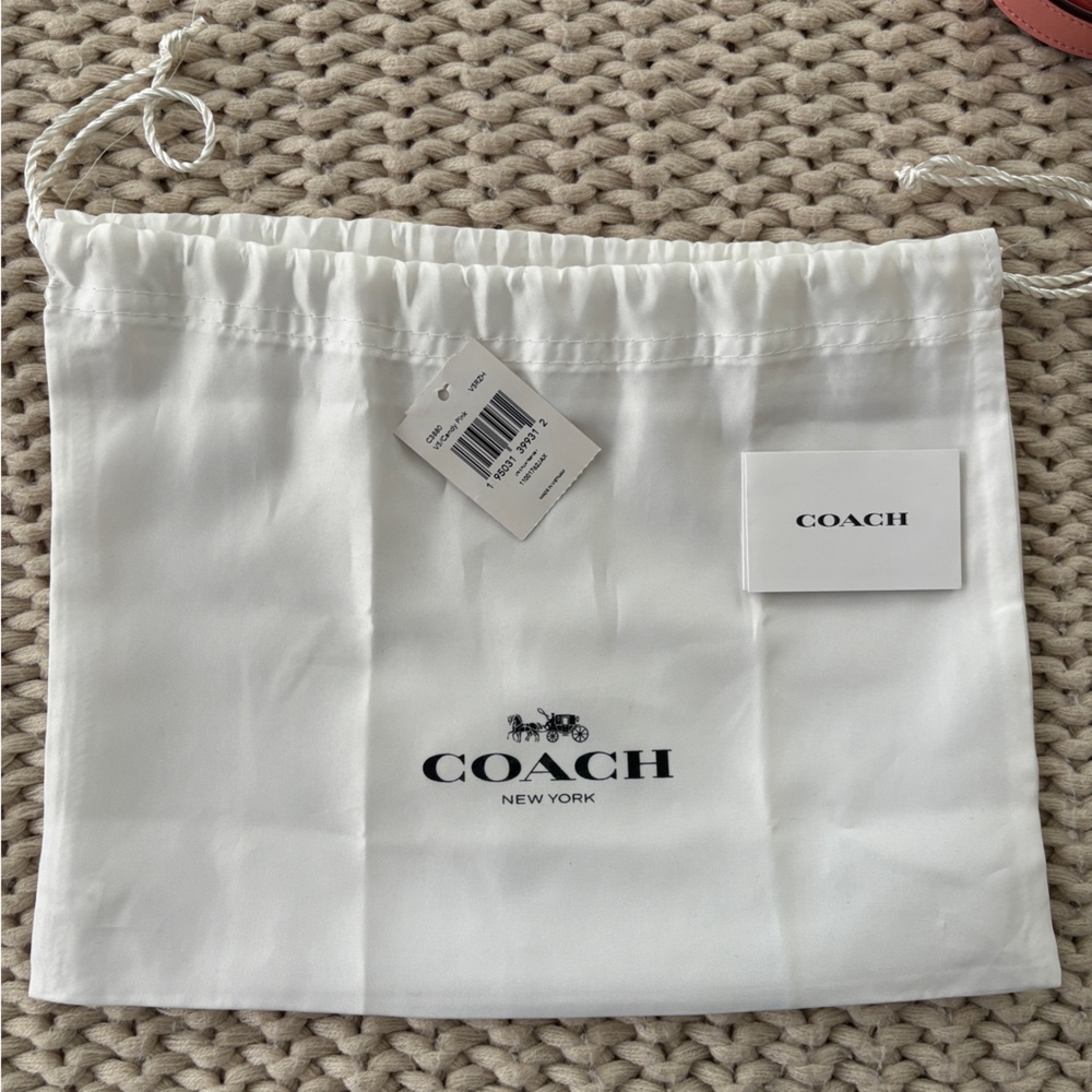 Coach Pillow Tabby Shoulder Bag 18 Candy Pink with Black Hardware Like New - Picture 11 of 12